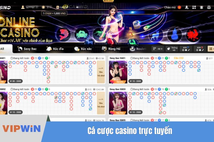 Cá cược casino trực tuyến