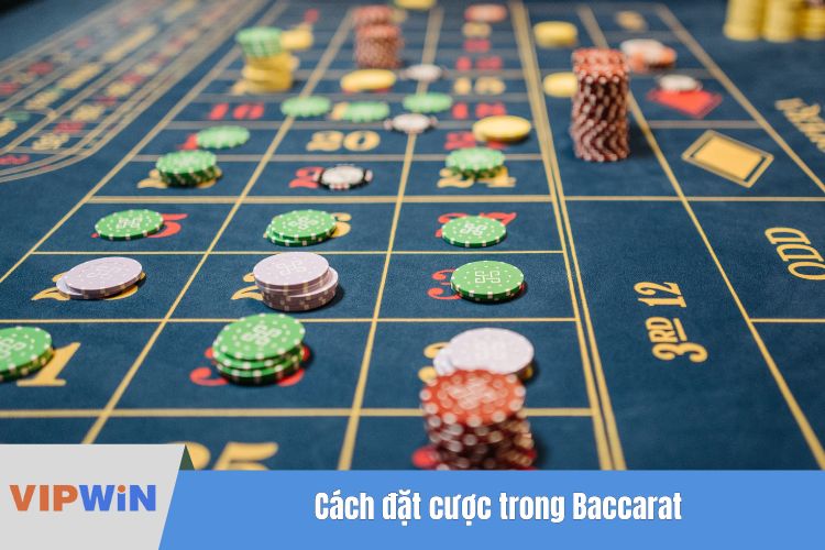 Cách đặt cược trong Baccarat