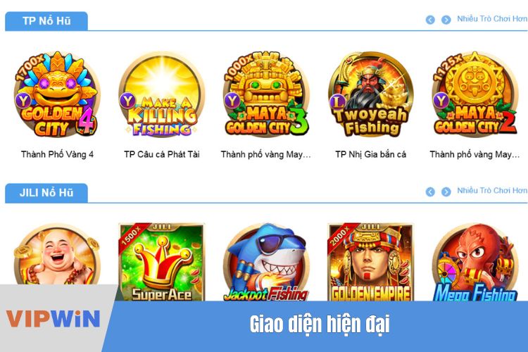 Giao diện hiện đại